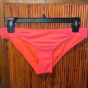 Topshop Orange/Corral Bathing Suit Bottoms
